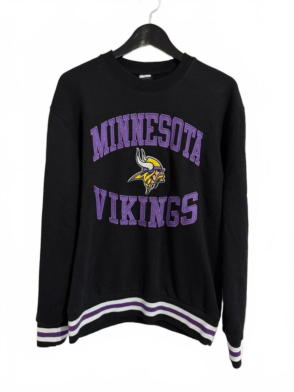 Minnesota Vikings Stitched Crewneck Sweatshirt Size Small